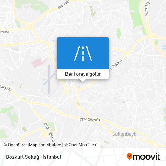 Bozkurt Sokağı harita