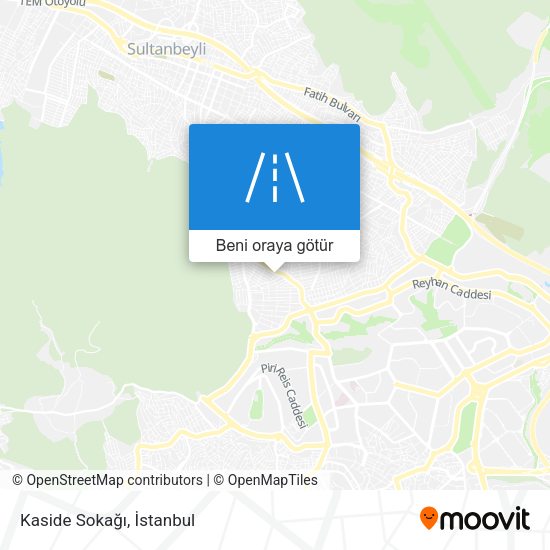 Kaside Sokağı harita