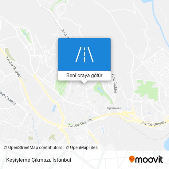 Keşişleme Çıkmazı harita