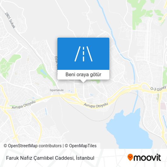 Faruk Nafız Çamlıbel Caddesi harita
