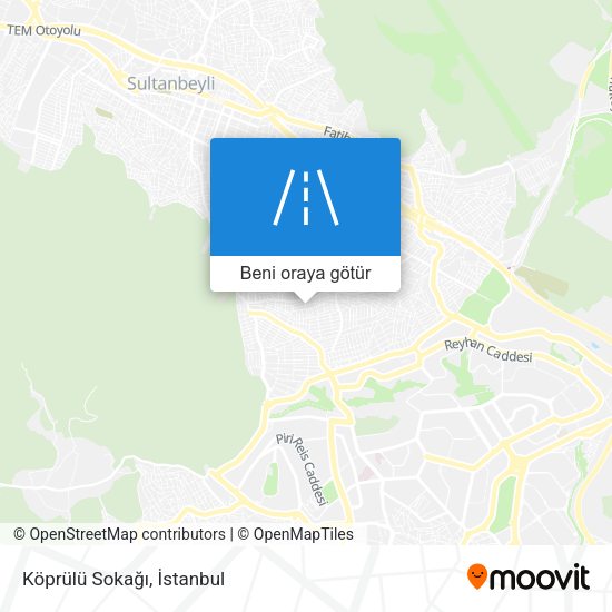 Köprülü Sokağı harita