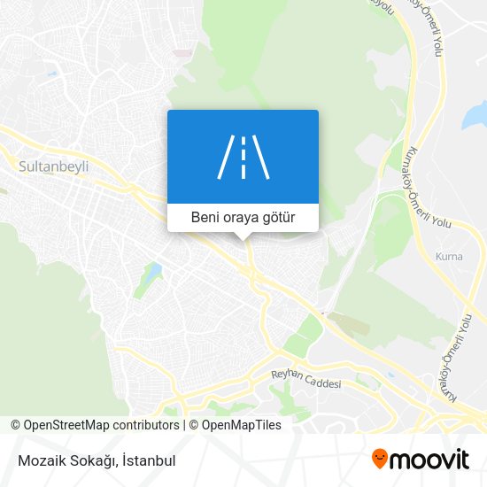 Mozaik Sokağı harita
