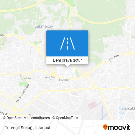 Tütengil Sokağı harita