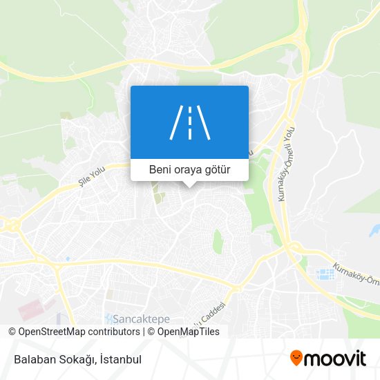 Balaban Sokağı harita