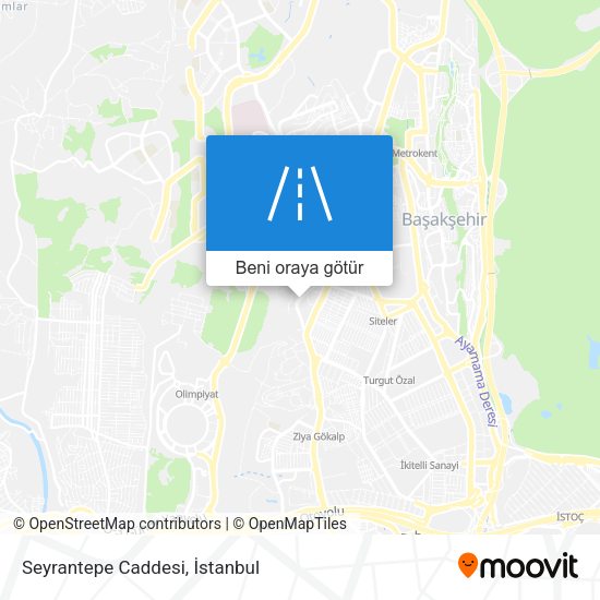Seyrantepe Caddesi harita