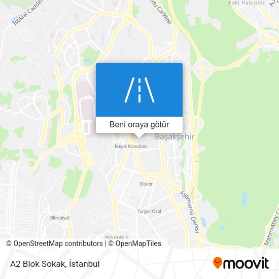 A2 Blok Sokak harita