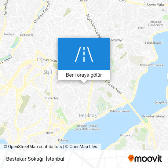 Bestekar Sokağı harita