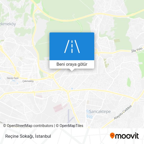 Reçine Sokağı harita