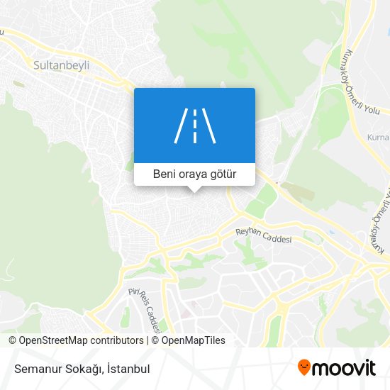 Semanur Sokağı harita