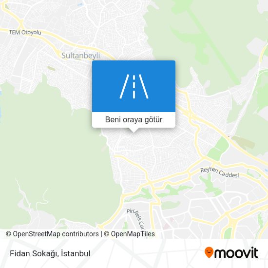 Fidan Sokağı harita