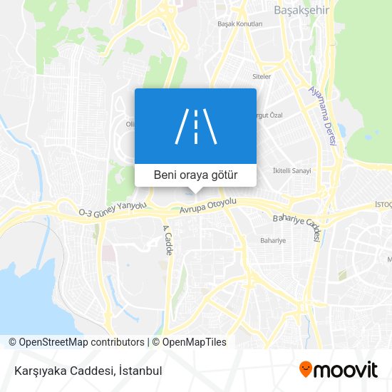 Karşıyaka Caddesi harita