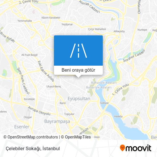 Çelebiler Sokağı harita