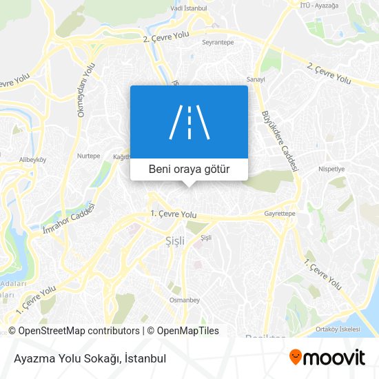 Ayazma Yolu Sokağı harita