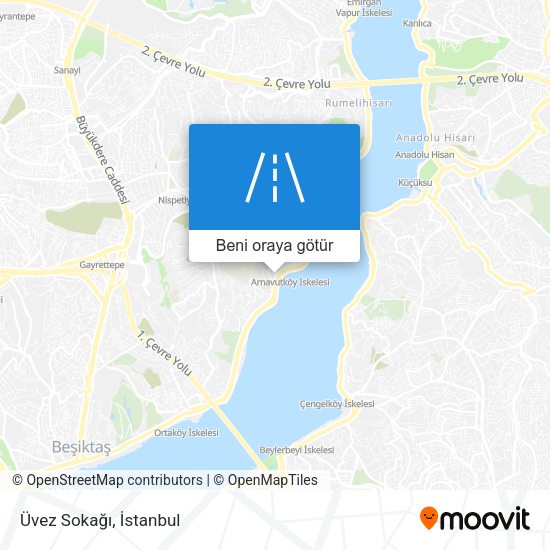 Üvez Sokağı harita