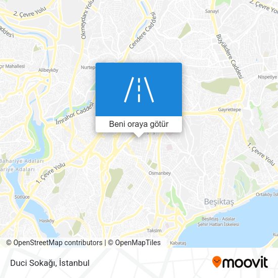 Duci Sokağı harita