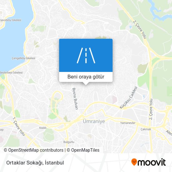 Ortaklar Sokağı harita