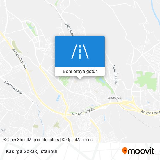 Kasırga Sokak harita