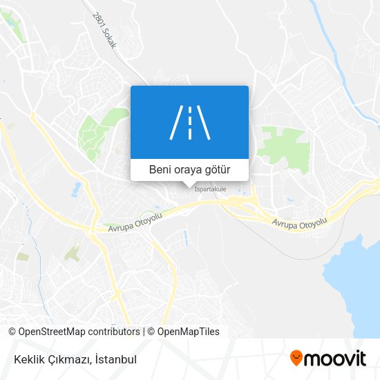 Keklik Çıkmazı harita