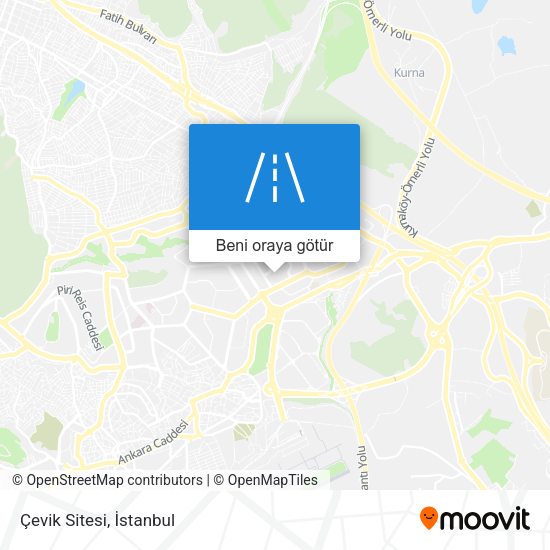 Çevik Sitesi harita