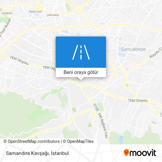 Samandıra Kavşağı harita