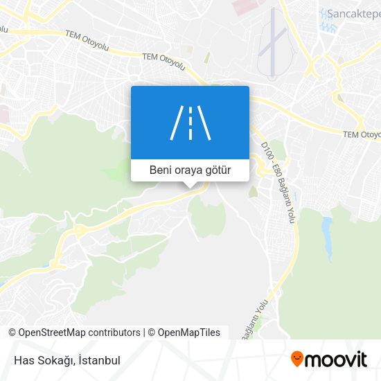 Has Sokağı harita