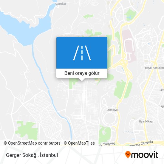 Gerger Sokağı harita