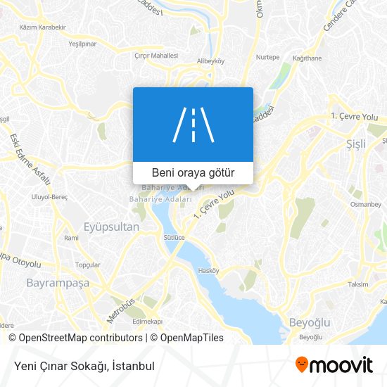 Yeni Çınar Sokağı harita