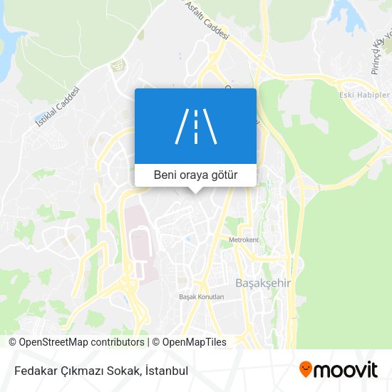 Fedakar Çıkmazı Sokak harita