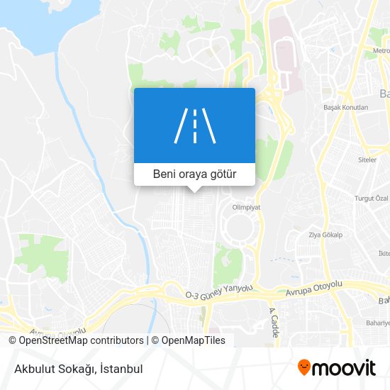 Akbulut Sokağı harita