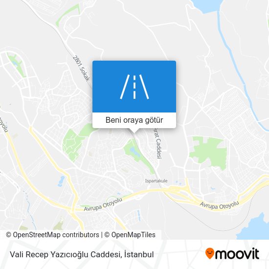 Vali Recep Yazıcıoğlu Caddesi harita
