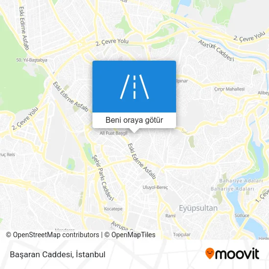Başaran Caddesi harita