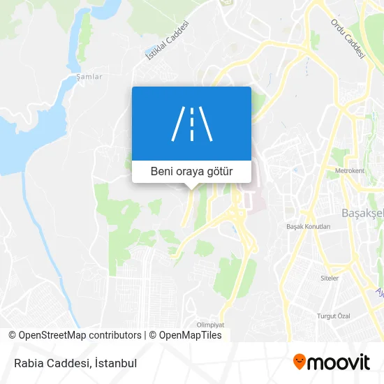 Rabia Caddesi harita
