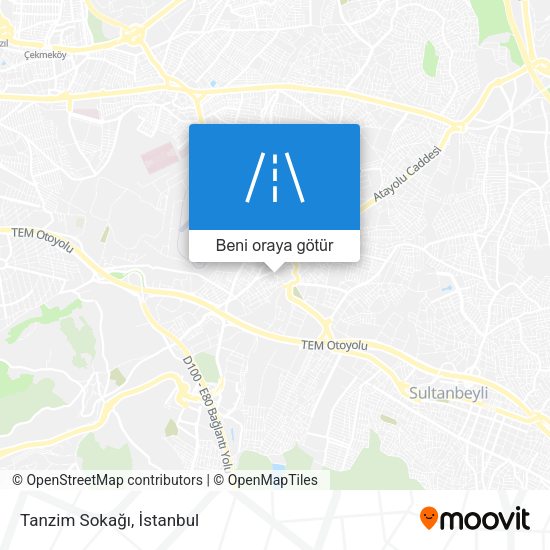 Tanzim Sokağı harita
