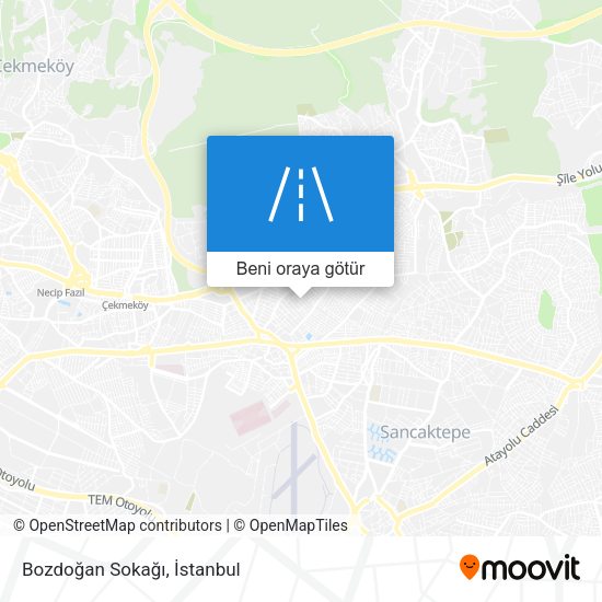 Bozdoğan Sokağı harita