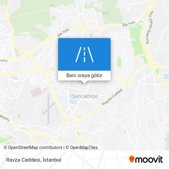 Ravza Caddesi harita