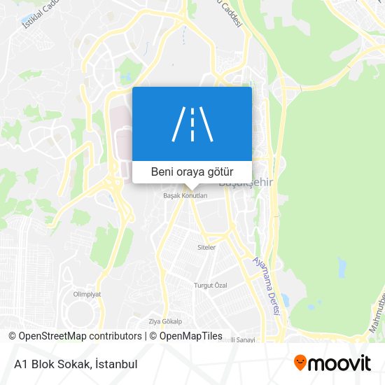 A1 Blok Sokak harita