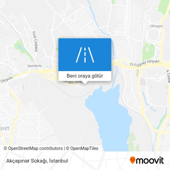 Akçapınar Sokağı harita