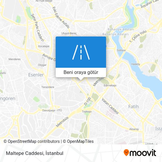 Maltepe Caddesi harita