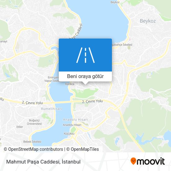 Mahmut Paşa Caddesi harita