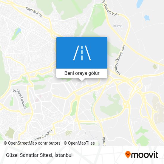 Güzel Sanatlar Sitesi harita