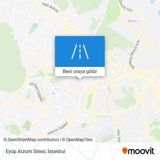 Eyüp Arzum Sitesi harita