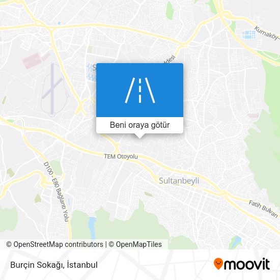 Burçin Sokağı harita