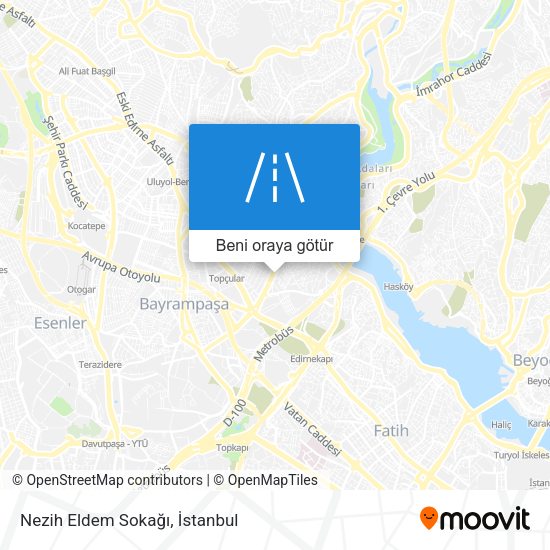 Nezih Eldem Sokağı harita