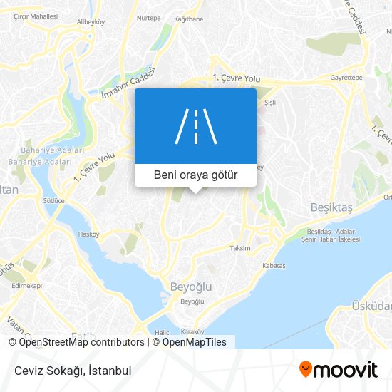 Ceviz Sokağı harita