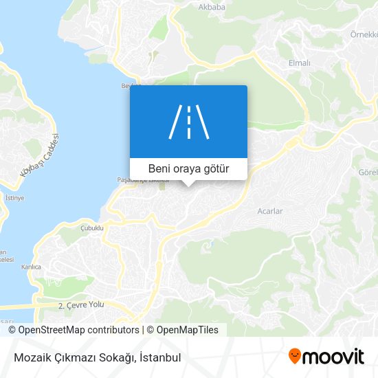 Mozaik Çıkmazı Sokağı harita
