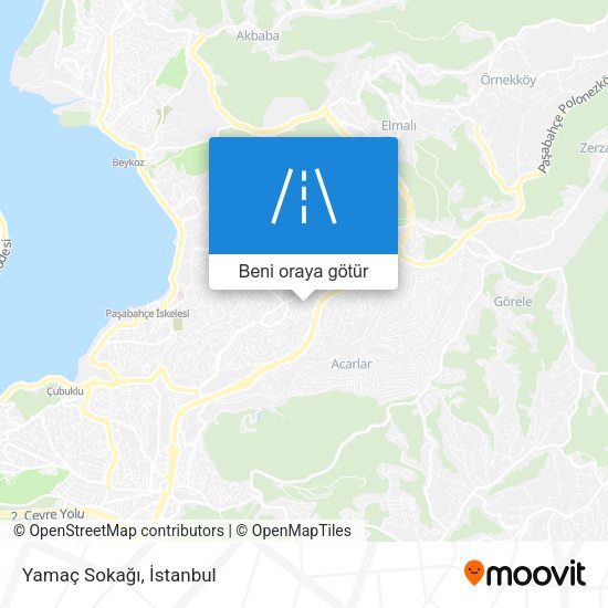 Yamaç Sokağı harita