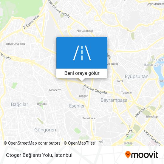 Otogar Bağlantı Yolu harita