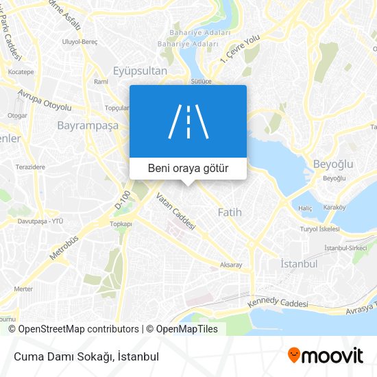 Cuma Damı Sokağı harita