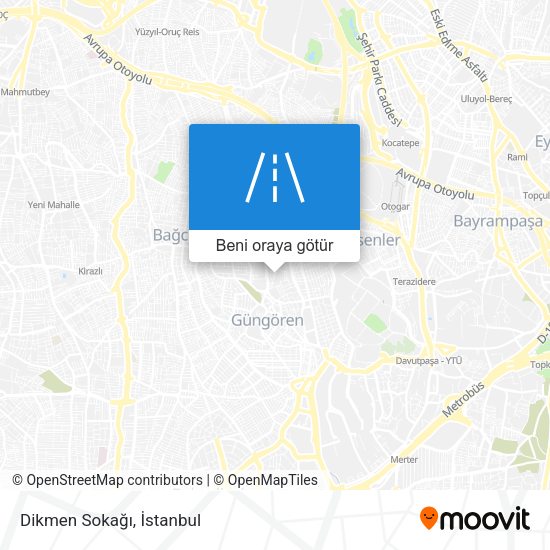 Dikmen Sokağı harita