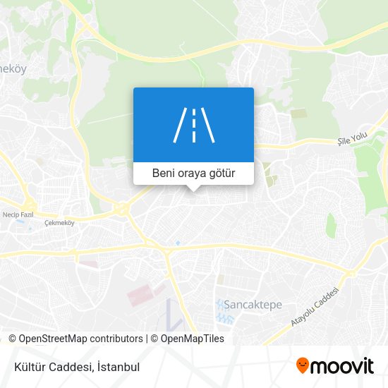 Kültür Caddesi harita